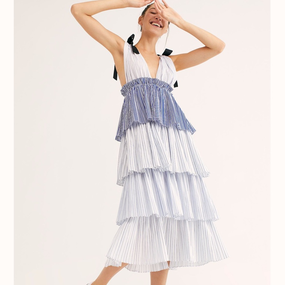 Style Mafia x Free People Keza Tiered Maxi Dress